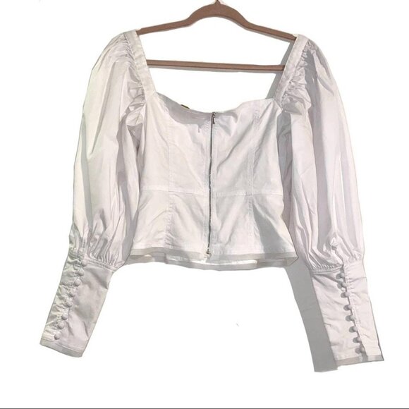 NWT Choosy Medium Priscilla Square Neckline Dainty Victorian Fitted Cuffs - Picture 2 of 16